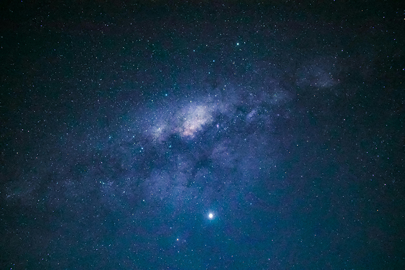 Starry night sky